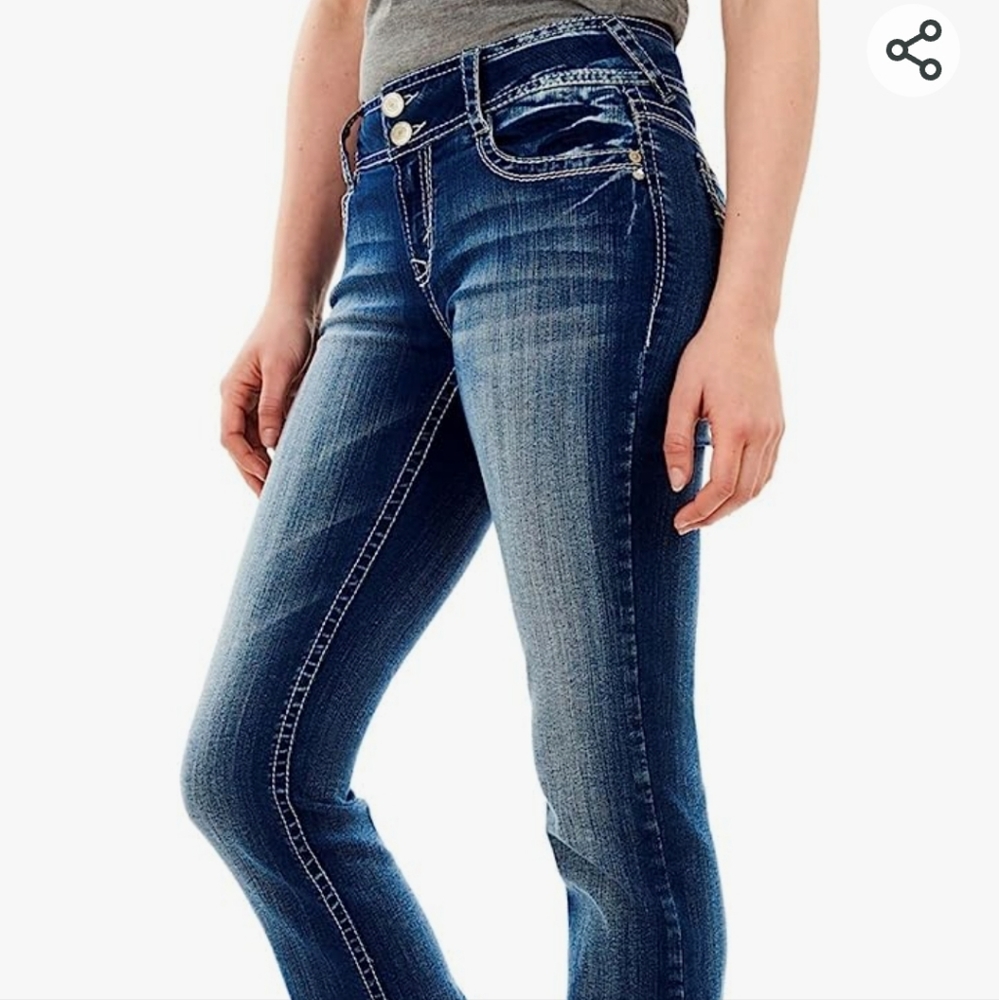 Wallflower women's luscious curvy fit jeans
